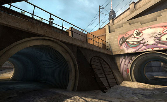CSGO炸弹地图 列车停放站场景_CSGO高清大片进入看直播_CSGO炸弹地图 炼狱小镇场景