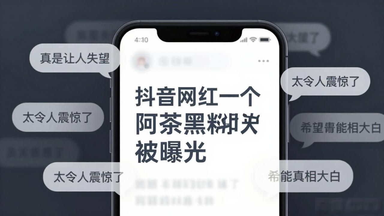 抖音网红一个阿茶黑料被曝光，背后真相让无数人沉默
